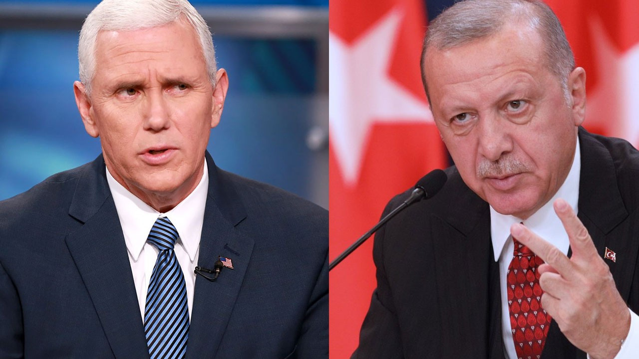 Cumhurbaşkanı Erdoğan, ABD Başkan Yardımcısı Mike Pence