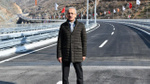 Ulaştırma ve Altyapı Bakanı Uraloğlu duyurdu: Yusufeli Merkez Viyadüğü'nde iki yaka birleşti