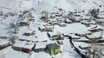 Şırnak'ın o köyünde kar kalınlığı 3 metreyi geçti. 150 haneli tek katlı evlerden bazıları karda kayboldu