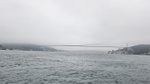 İstanbul Boğazı sis perdesi ardında kayboldu
