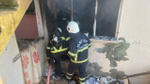 Antakya'da çıkan ev yangını ekipler tarafından söndürüldü