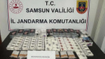 Samsun'da kaçakçılık operasyonu! 43 bin dal makaron ele geçirildi