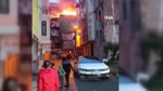 İstanbul'da 3 katlı binada korkutan yangın