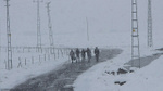 Karlıova'da kar yağışı ve soğuk hava etkili oldu