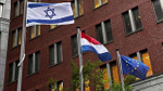 Lahey'deki İsrail büyükelçiliğine alevli cisim atıldı