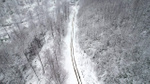 Kastamonu'da yüksek kesimlerde kar yağışı etkili oldu: Kar kalınlığı 10 santimetreye ulaştı