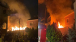 Sultanbeyli'de geceyi alevler aydınlattı! Elektrik kaçağından çıkan yangın kısa sürede büyüdü!