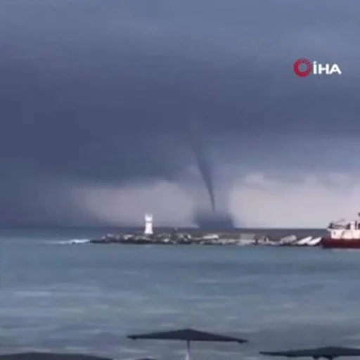 adana nin yumurtalik ilcesine hortum cikti