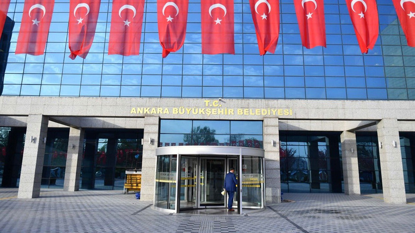 Ankara Büyükşehir Belediyesinin tabelası değişti