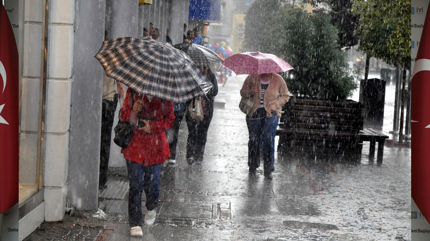 Dikkat! İstanbul için kuvvetli sağanak uyarısı!