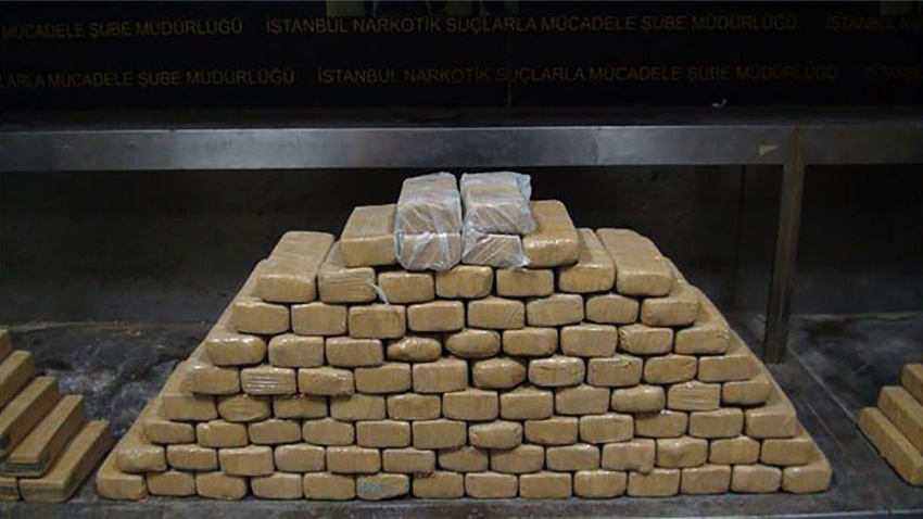 İstanbul'da 10,5 ton uyuşturucu imha edildi