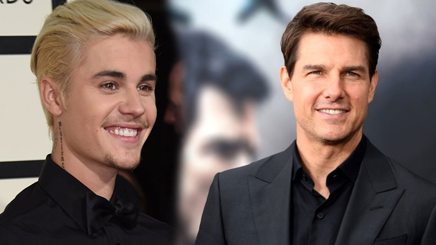 Justin Bieber'dan Tom Cruise'a kafes dövüşü çağrısı