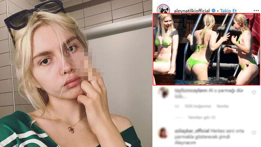 Aleyna Tilki'den skandal paylaşım