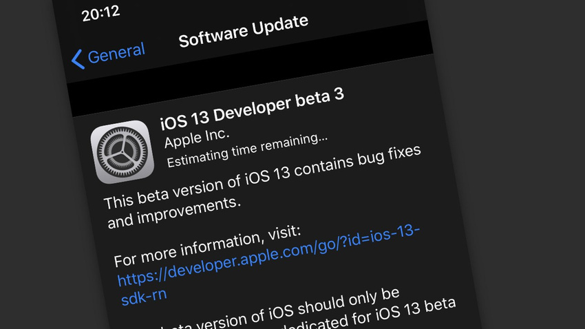 Apple iOS 13 son beta sürümü çıktı