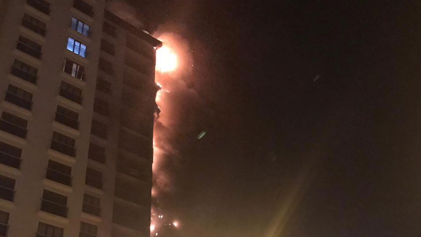 Ankara’da korkutan yangın