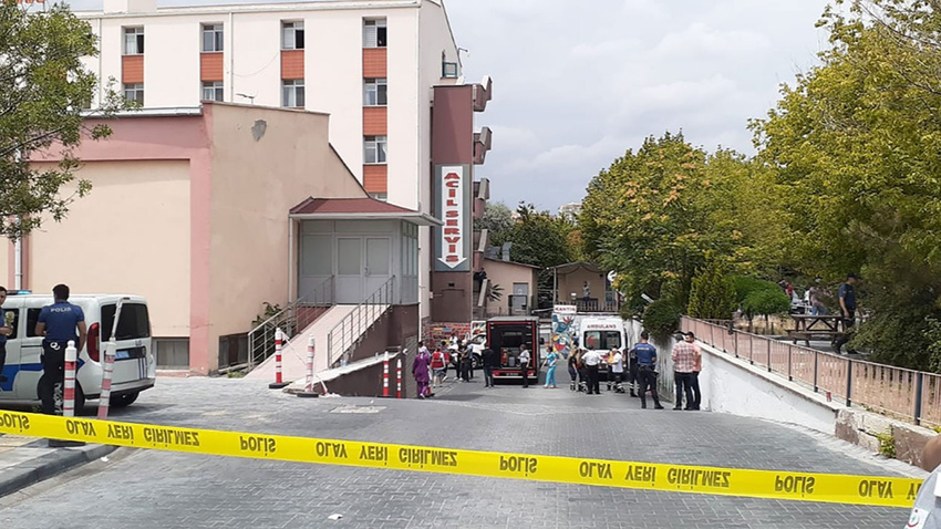 Hastanede kimyasal madde alarmı! Girişler kapatıldı