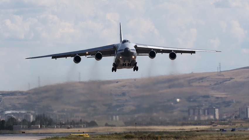 S-400'ler Türkiye'de! 7. uçak da indi