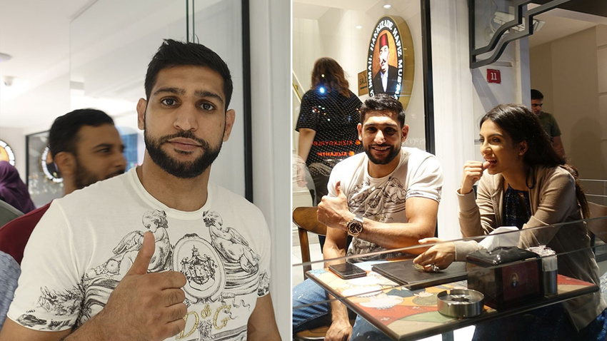 İngiliz boksör Amir Iqbal Khan İstanbul'da