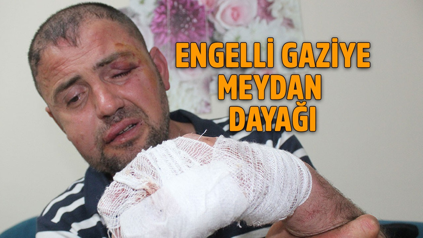 Bursa'da engelli gaziye meydan dayağı