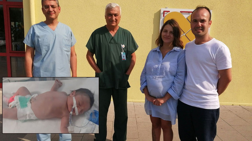 Leo bebek ameliyat oldu