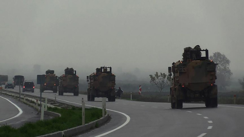 Suriye’ye askeri sevkiyat yapıldı