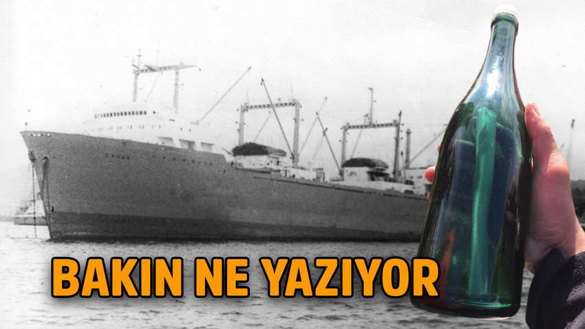 50 yıllık mesaj ortaya çıktı