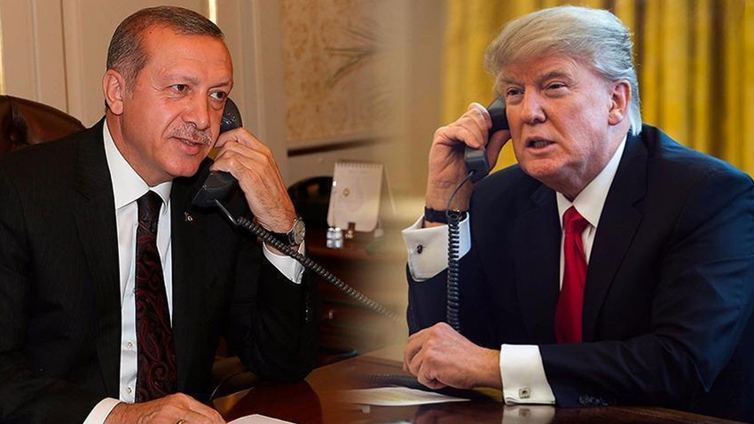 Cumhurbaşkanı Erdoğan, Trump ile telefonda görüştü
