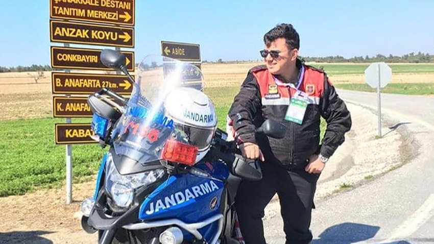 Motosikletli jandarma kaza yaptı: 1 şehit