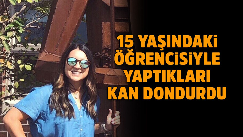 Bir öğretmen skandalı daha!
