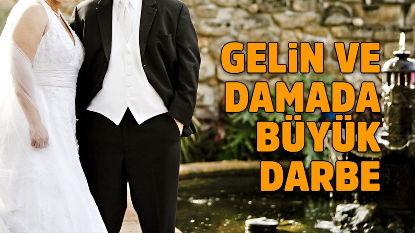 Düğünden sonra şoku yaşadılar