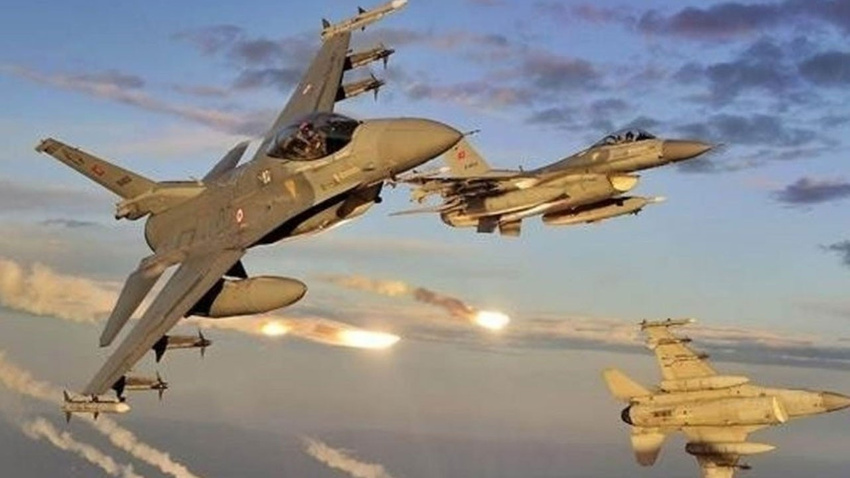 Irak'ın kuzeyine hava harekatı: 2 terörist etkisiz