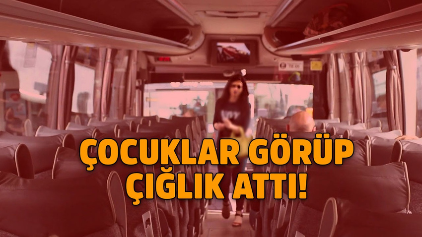 Yolcu otobüsünde skandal!
