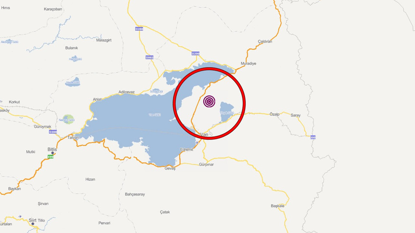 Van’da korkutan deprem!