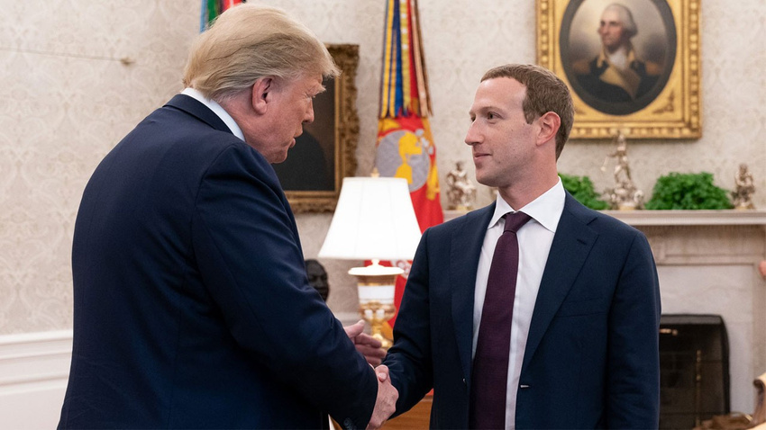 Trump, Zuckerberg ile görüştü