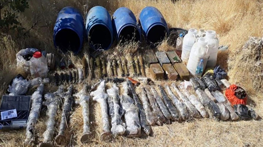 Mardin'de PKK'nın kullandığı 3 sığınak bulundu
