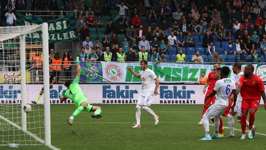 Çaykur Rizespor: 1 Gazişehir Gaziantep: 2