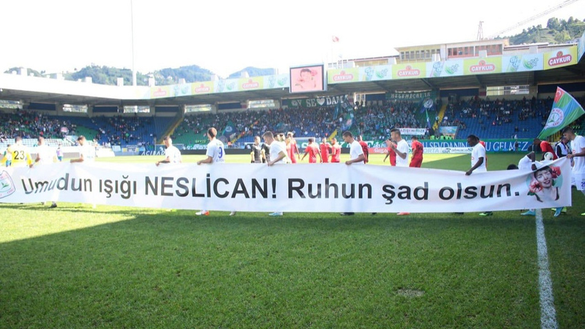 Çaykur Rizespor #NeslicanTay'ı unutmadı!