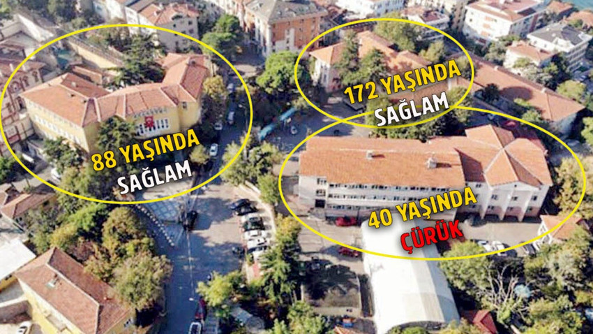 172 yıllık bina sağlam yeni bina hasarlı çıktı!