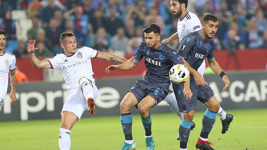 Trabzonspor - Basel: 2-2 maç sonucu