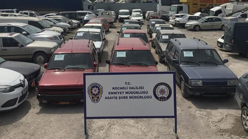 Kuş serisi otomobilleri çalan çete çökertildi