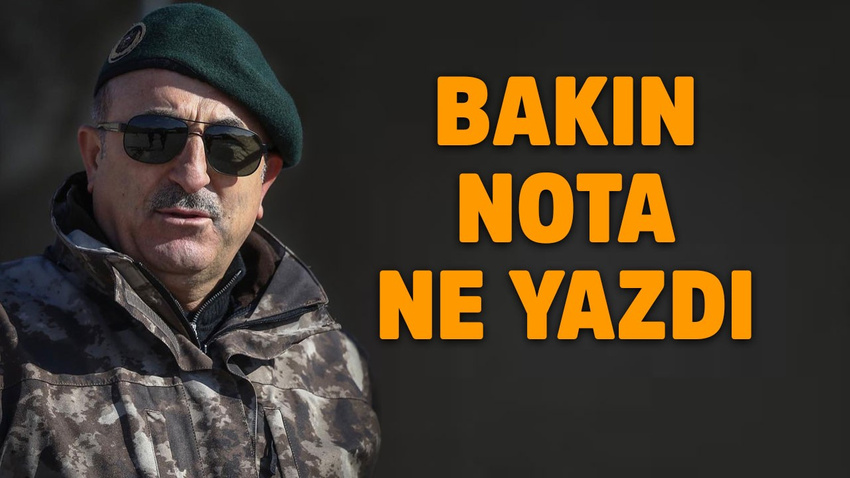 Çavuşoğlu kamuflajları giydi