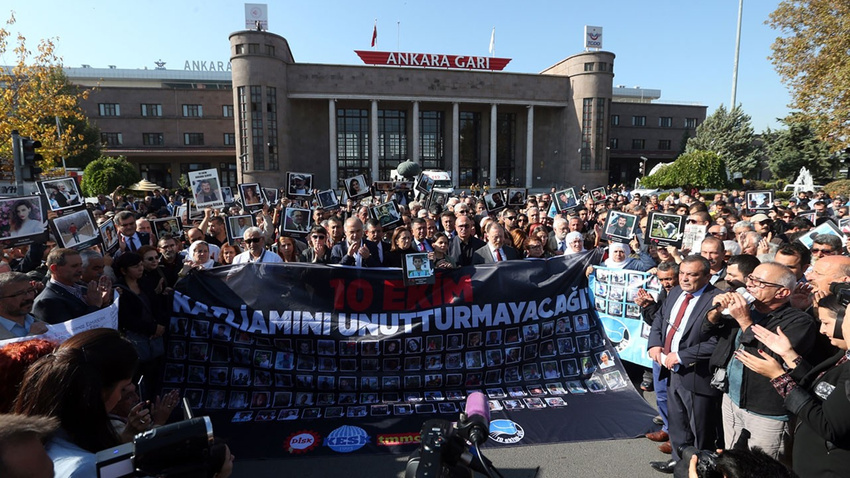 Ankara Garı katliamı unutulmadı