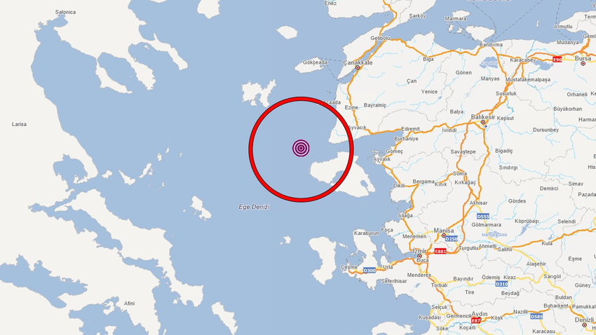 Ege Denizi beşik gibi sallanıyor!.. Yerin 28.56 ve 7 kilometre derinliğinde gerçekleşti!