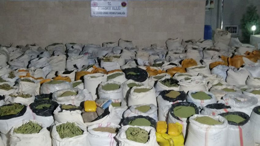 Diyarbakır Lice'de büyük uyuşturucu operasyonu!