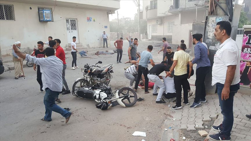 Nusaybin'de sivillere havanlı saldırı