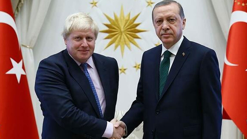 Cumhurbaşkanı Erdoğan, Johnson ile görüştü