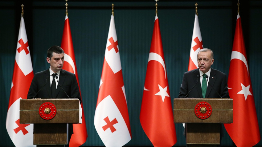 Cumhurbaşkanı Erdoğan, Gürcistan Başbakanı Gakharia'yı kabul etti