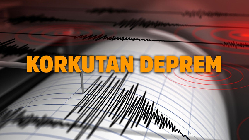 Akdeniz'de korkutan deprem