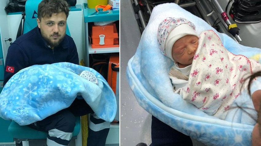 Bir haftalık bebek çöpte bulundu