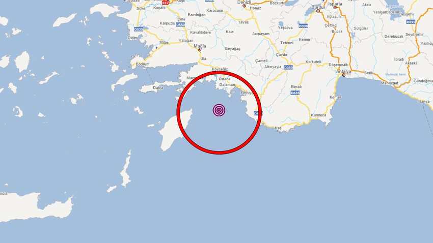 Akdeniz'de korkutan deprem!